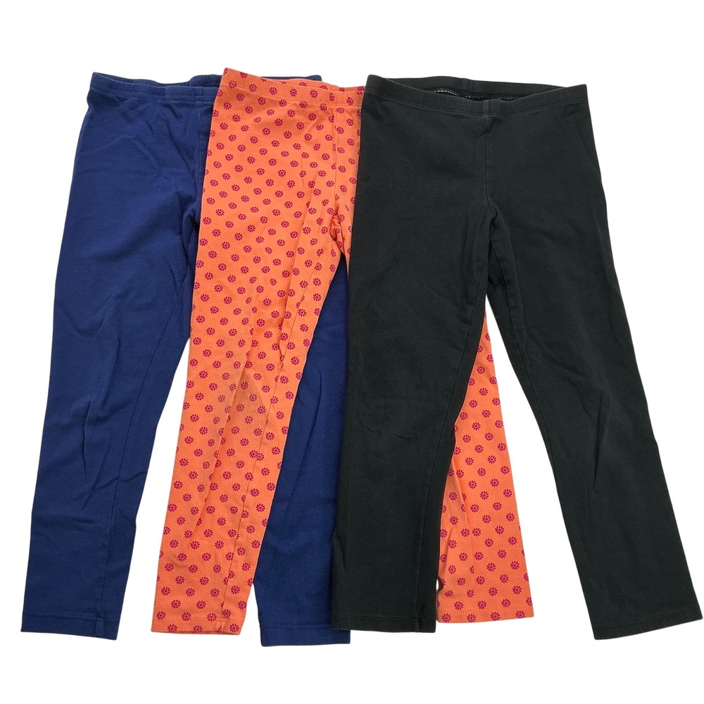 Falls Creek George Multicolor Leggings Kids 6/6X Cropped Capri 3 Pack Bundle